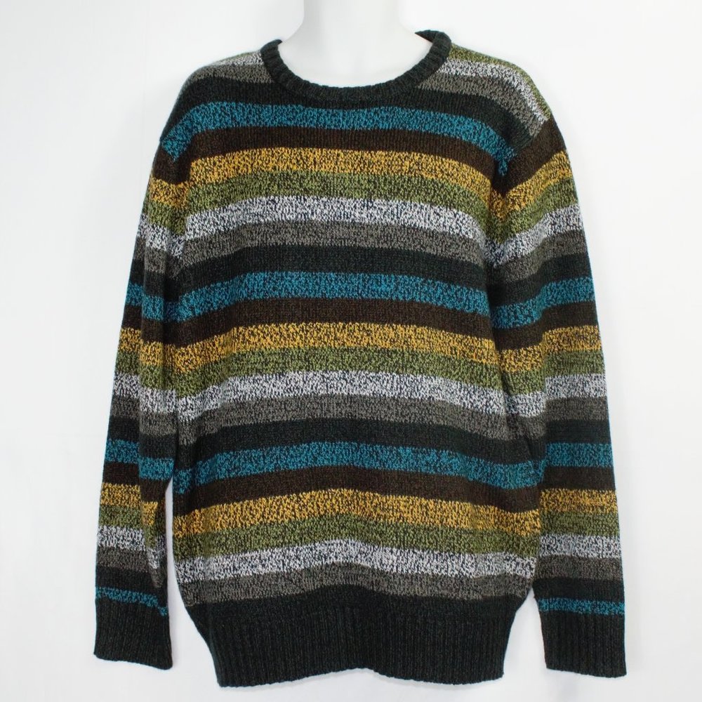 Cherokee Men's MulticCrew Neck Sweater, Size XL